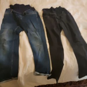 Isabella Maternity Jeans size 2 (2 pairs)